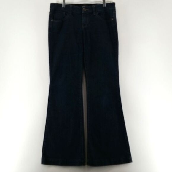 Esprit Jeans Women's Size 29 Flared Blue 5 Pocket Front Button Zipper Closure - Picture 1 of 11